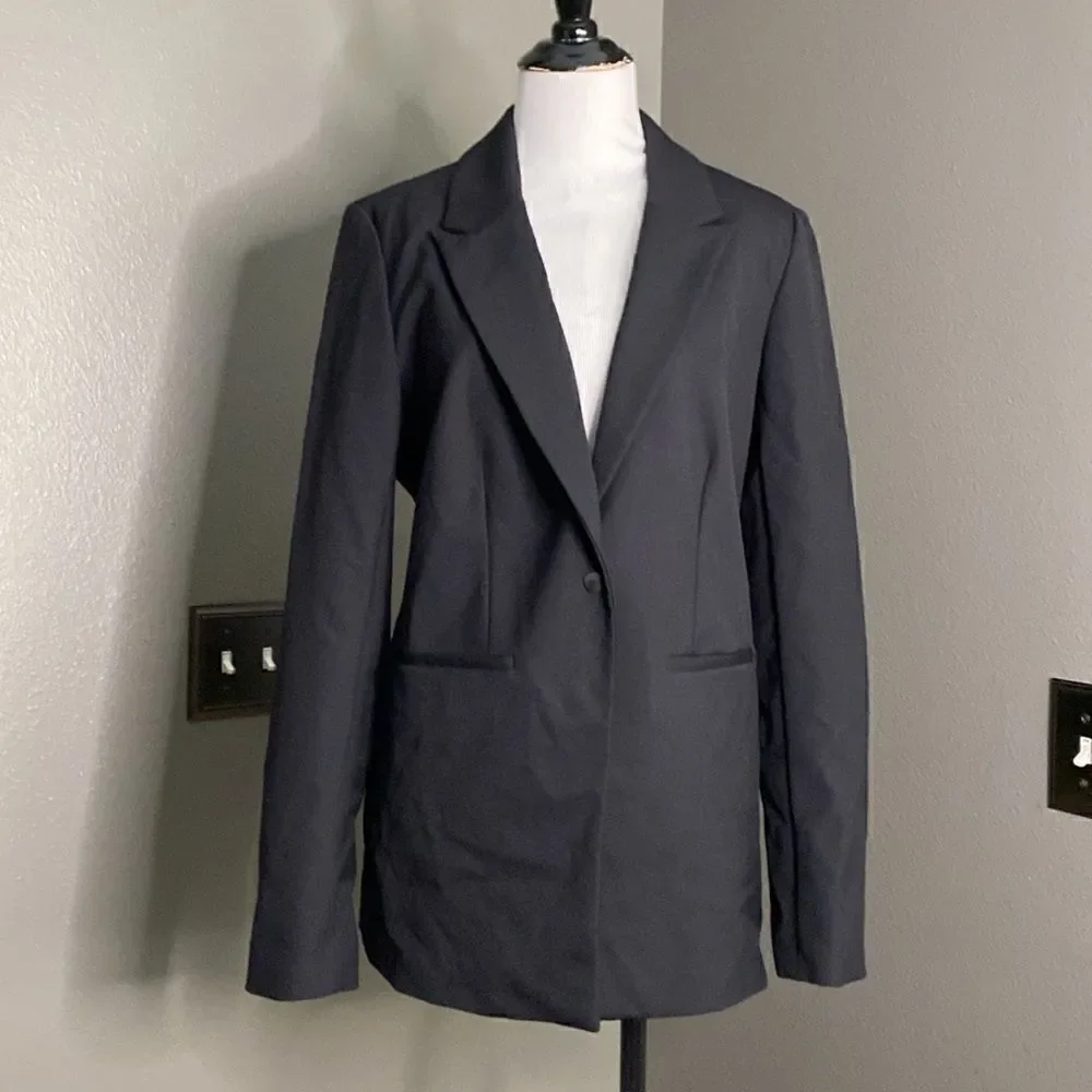 Halogen Black Blazer Jacket Single Button - Picture 10 of 10